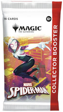 Magic: The Gathering - Paquete de refuerzo de coleccionista de Spider-Man de Marvel 