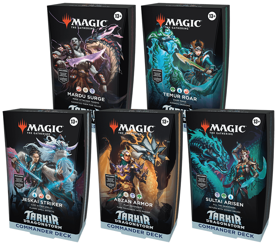 Magic: The Gathering - Tarkir Dragonstorm Commander Decks - Cadets Toys & Comics