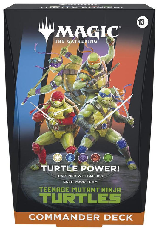 Magic: The Gathering - Teenage Mutant Ninja Turtles Commander Deck - Turtle Power! - Cadets Toys & Comics