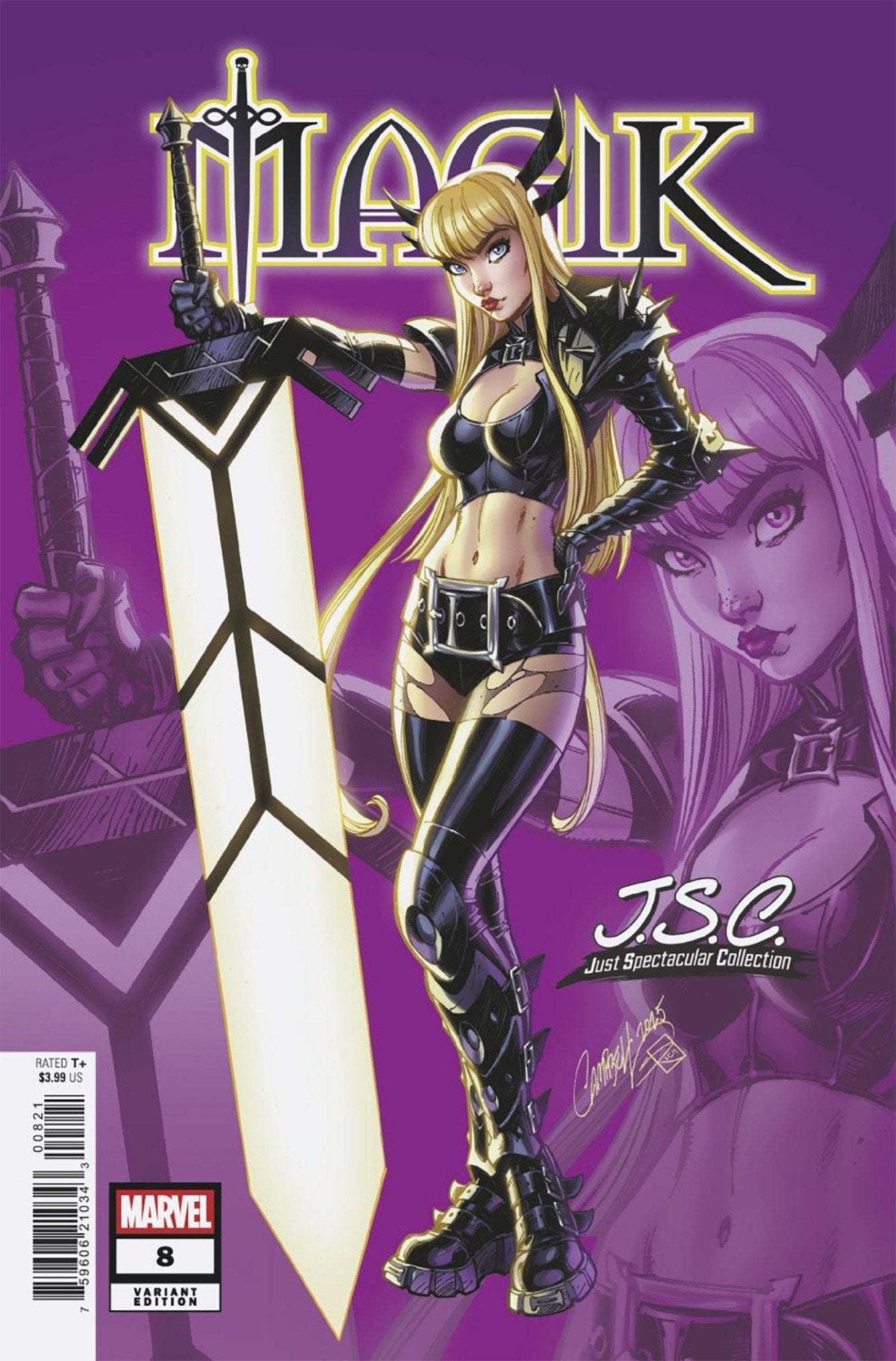 Magik #8 J. Scott Campbell Colección Simplemente Espectacular Variante