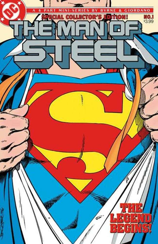 Man Of Steel 1 Facsimile Edition Cover A John Byrne - Cadets Toys & Comics