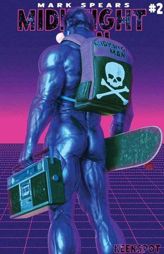 Mark Spears Midknight Man 2 Cover E Mark Spears Electric Blue Variant - Cadets Toys & Comics