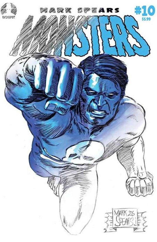 Mark Spears Monsters 10 Cover C Mark Spears Midknight Man Concept Variant - Cadets Toys & Comics