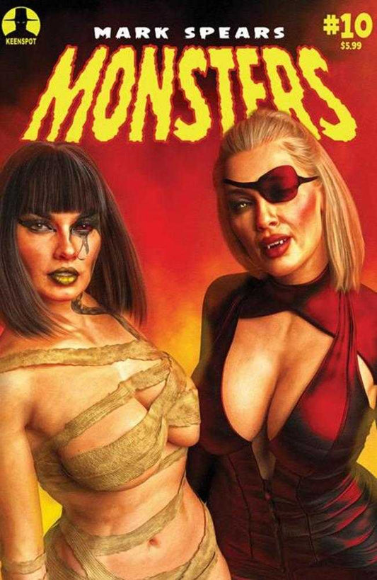 Mark Spears Monsters 10 Cover D Mark Spears Blood & Beauty Variant - Cadets Toys & Comics