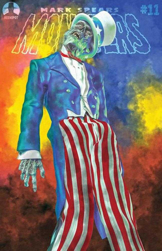 Mark Spears Monsters 11 Cover D Mark Spears Red White & Dead Variant - Cadets Toys & Comics