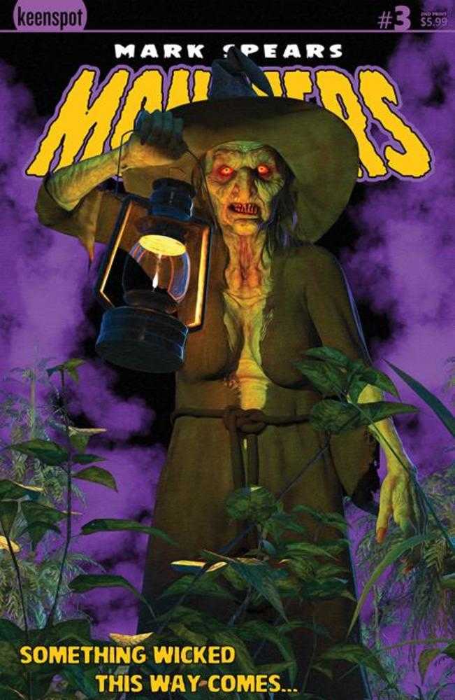 Mark Spears Monsters #3 2da Impresión Portada A Mark Spears Algo Malvado