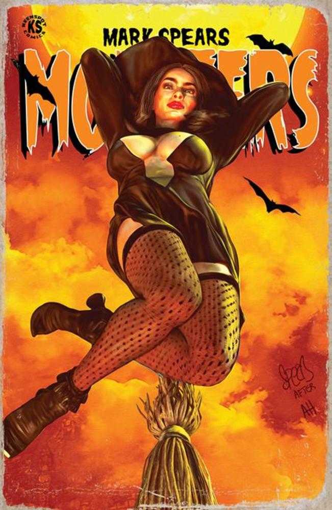Mark Spears Monsters #7 Portada B Mark Spears Hexy The Witch JSA Classified #1 Variante Homenaje
