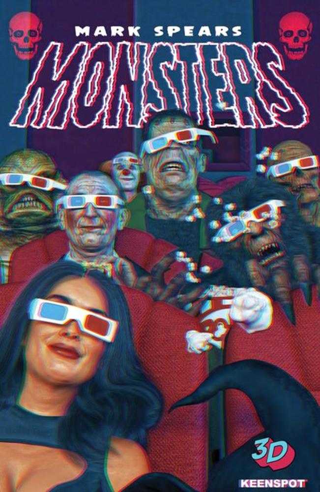 Mark Spears Monsters 9 Cover D Mark Spears Monsters Matinee 3 D Variant - Cadets Toys & Comics