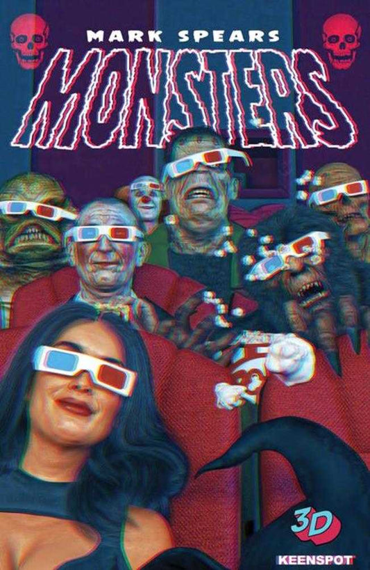 Mark Spears Monsters 9 Cover D Mark Spears Monsters Matinee 3 D Variant - Cadets Toys & Comics
