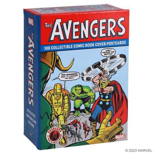 Marvel Avengers 100 Collectible Comic Book Cover Postcards - Cadets Toys & Comics