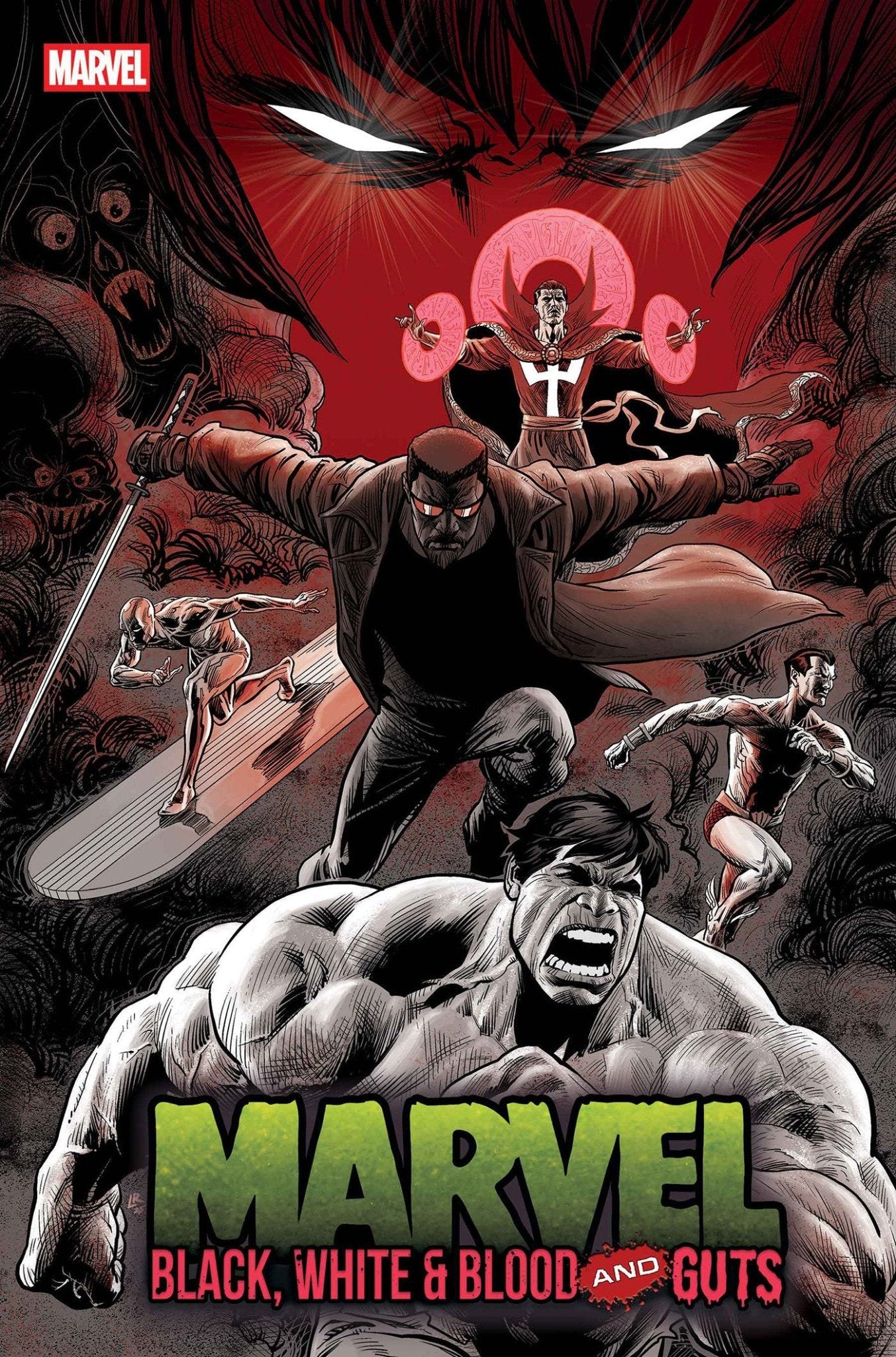 Marvel: Black, White & Blood And Guts 4 - Cadets Toys & Comics