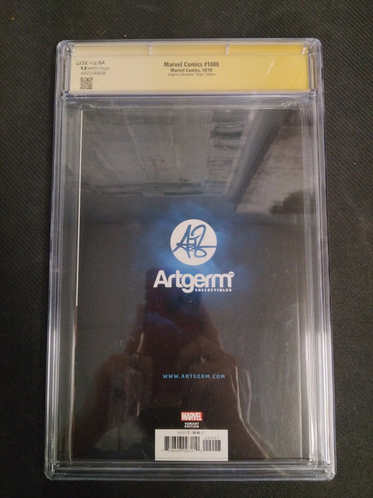 Marvel Comics 1000 (2019) Artgerm Virgin Variant CGC 9.8 - SIGNED! - Cadets Toys & Comics
