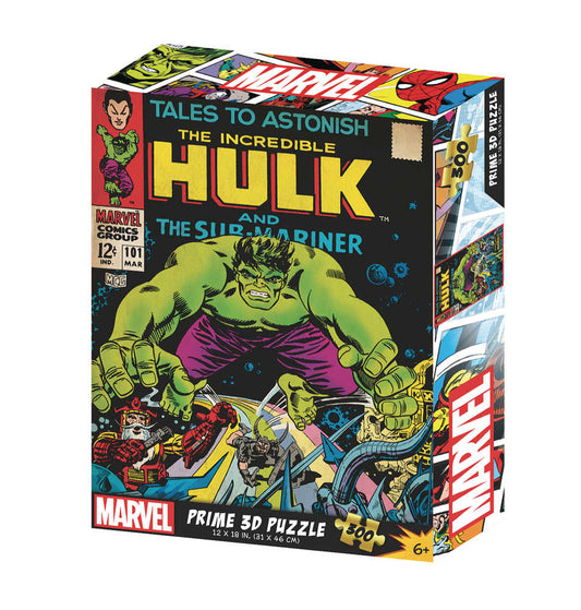 Marvel Comics The Hulk 300 Pc Jigsaw Puzzle - Cadets Toys & Comics