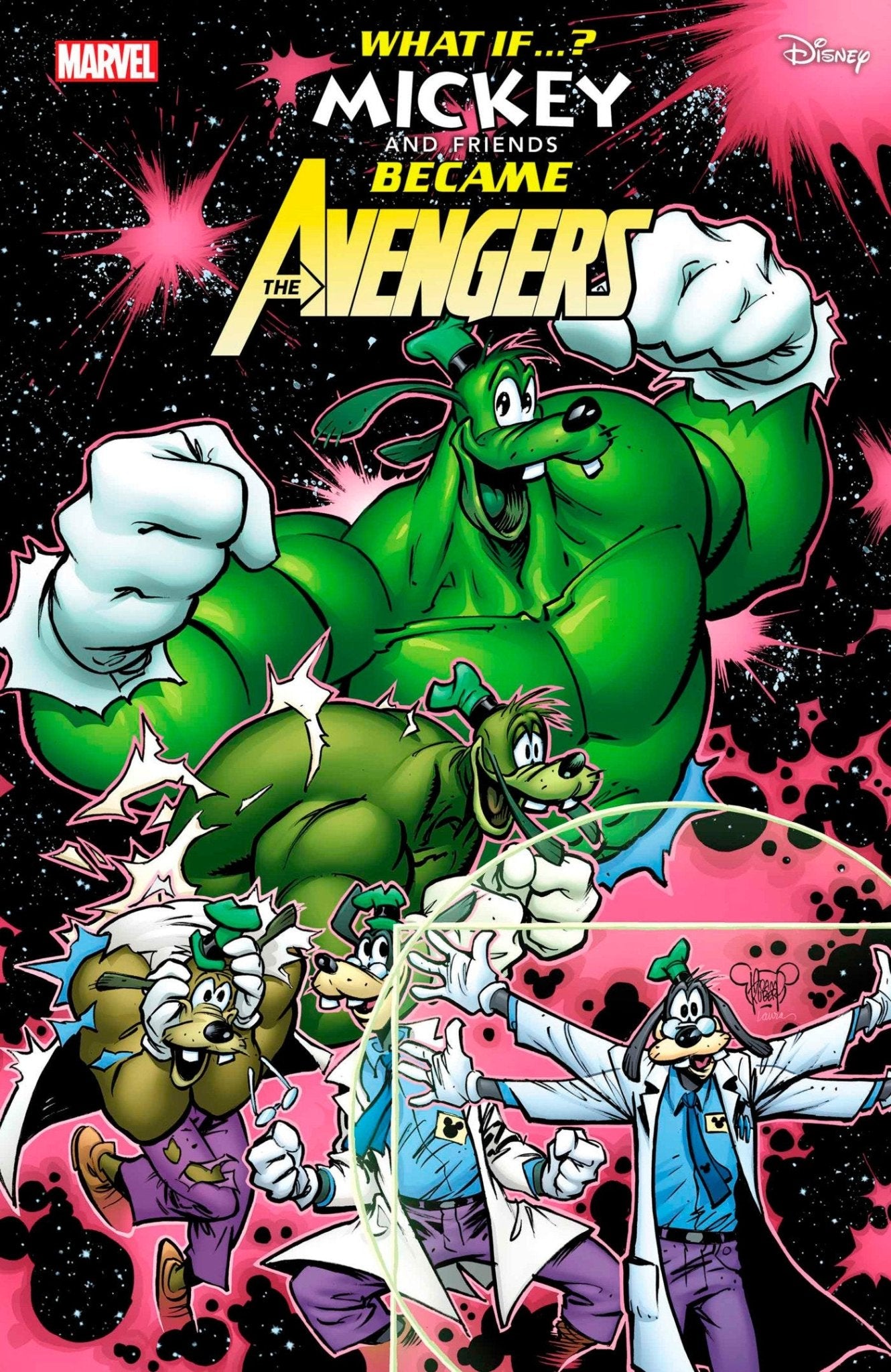 Marvel & Disney: What If...? Mickey & Friends Became The Avengers 1 Adam Kubert Variant - Cadets Toys & Comics