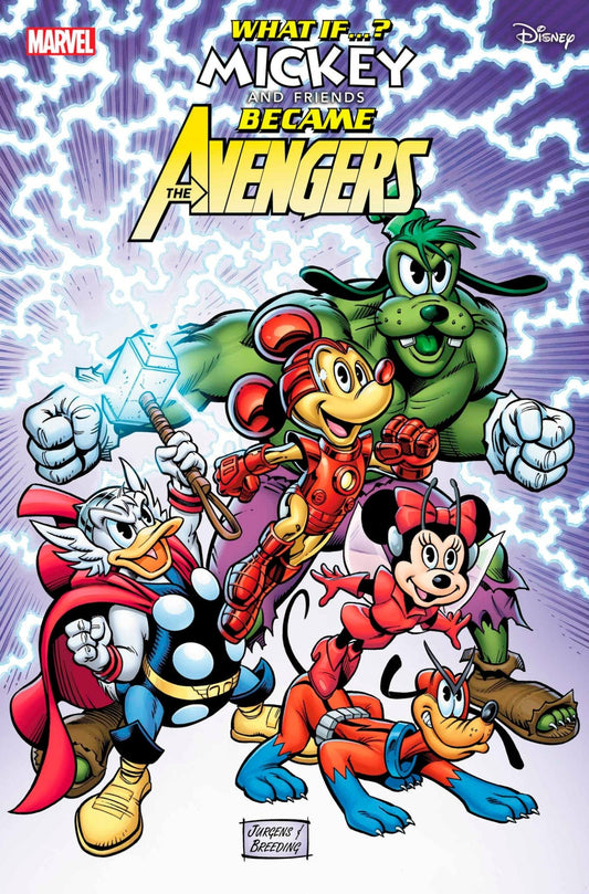 Marvel & Disney: What If...? Mickey & Friends Became The Avengers 1 Dan Jurgens Variant - Cadets Toys & Comics