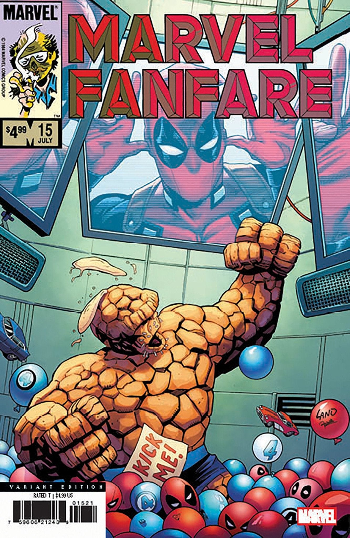Marvel Fanfare 15 Facsimile Edition Greg Land April Pools Variant - Cadets Toys & Comics