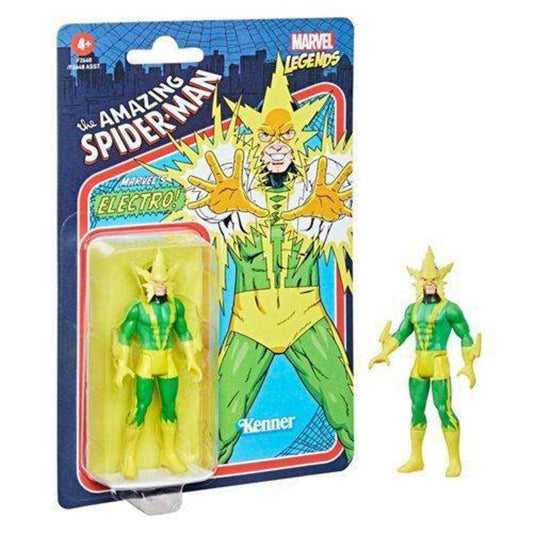 Marvel Legends Retro 375 Collection Electro 3 3/4 - Inch Action Figure - Cadets Toys & Comics