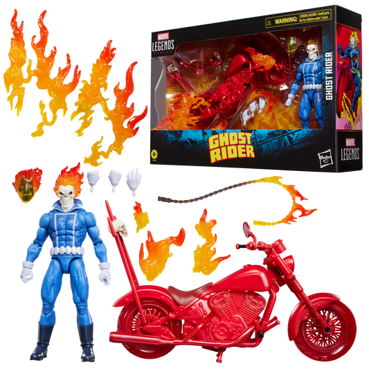 Marvel Legends Series Ghost Rider Johnny Blaze with Motorcycle - Cadets Toys & Comics