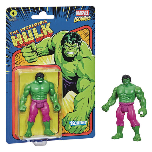 Marvel Retro Legends 3 - 3/4in Hulk Action Figure - Cadets Toys & Comics
