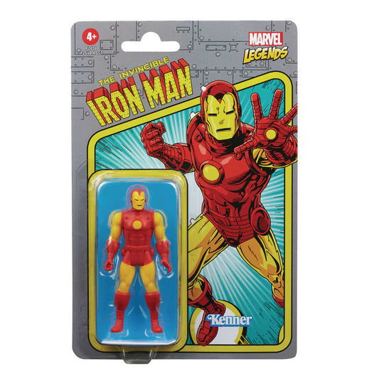 Marvel Retro Legends 3 - 3/4in Iron Man Rerun Action Figure - Cadets Toys & Comics