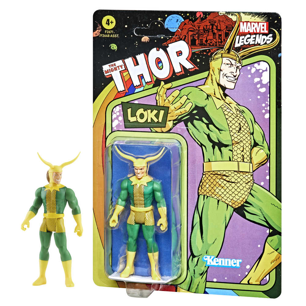 Marvel Retro Legends 3 - 3/4in Loki Action Figure - Cadets Toys & Comics