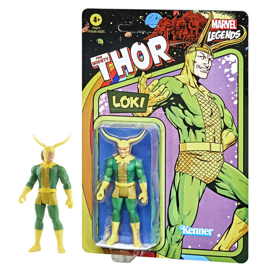 Marvel Retro Legends 3 - 3/4in Loki Action Figure - Cadets Toys & Comics