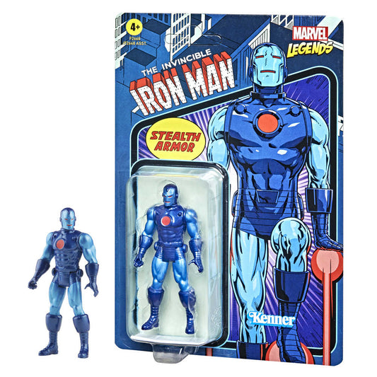 Marvel Retro Legends 3 - 3/4in Stealth Iron Man Action Figure - Cadets Toys & Comics