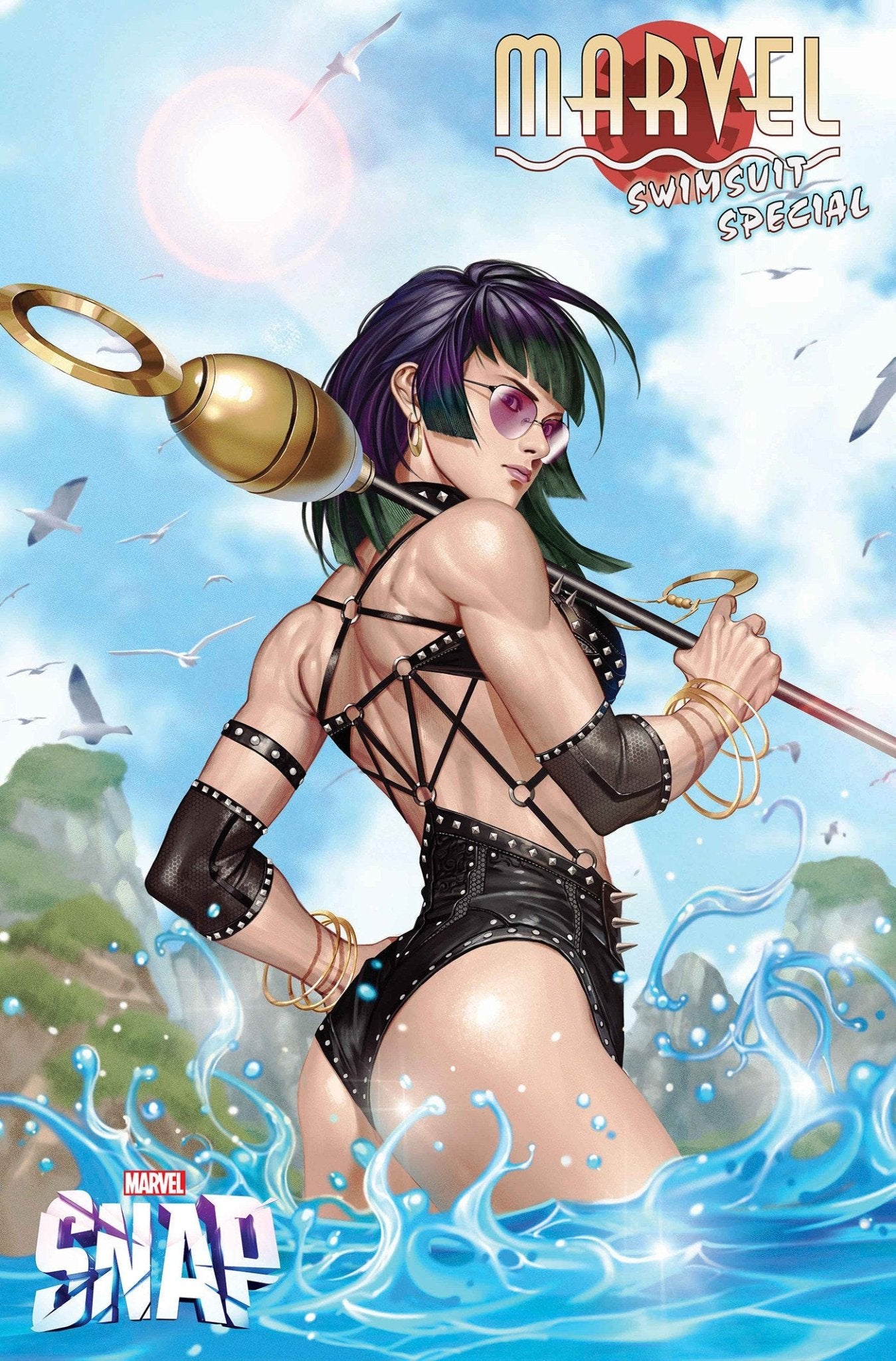 Marvel Swimsuit Special: Brand New Beach Day 1 Inhyuk Lee Marvel Snap Swimsuit Variant - Cadets Toys & Comics