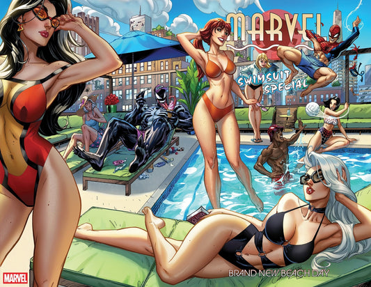 Marvel Swimsuit Special: Brand New Beach Day 1 Wraparound Cover - Cadets Toys & Comics