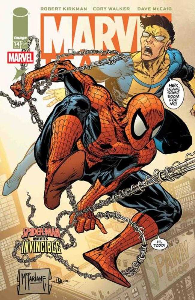 Marvel Teamup 14 Facsimile Edition Cover D Todd McFarlane & Dave Mccaig Variant - Cadets Toys & Comics