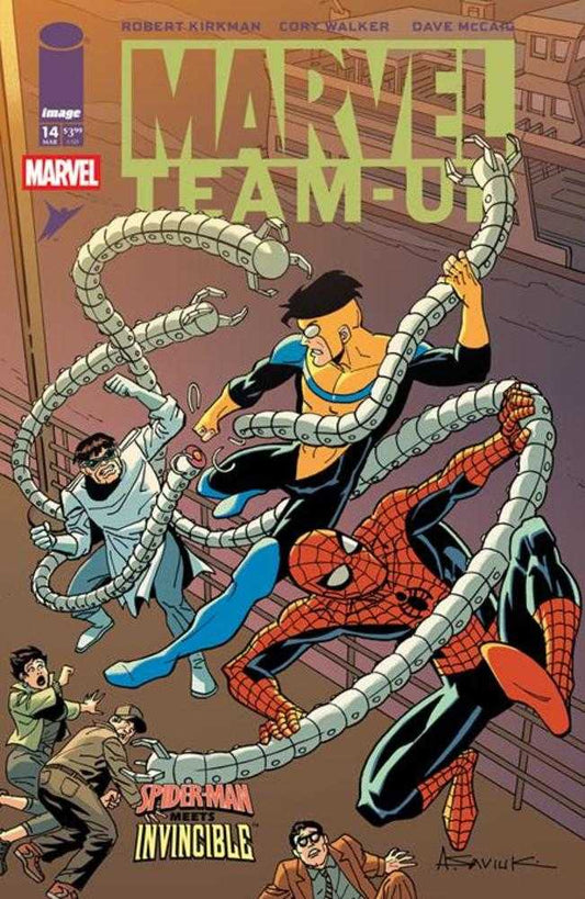 Marvel Teamup 14 Facsimile Edition Cover F Alex Saviuk & Dave Mccaig Variant - Cadets Toys & Comics