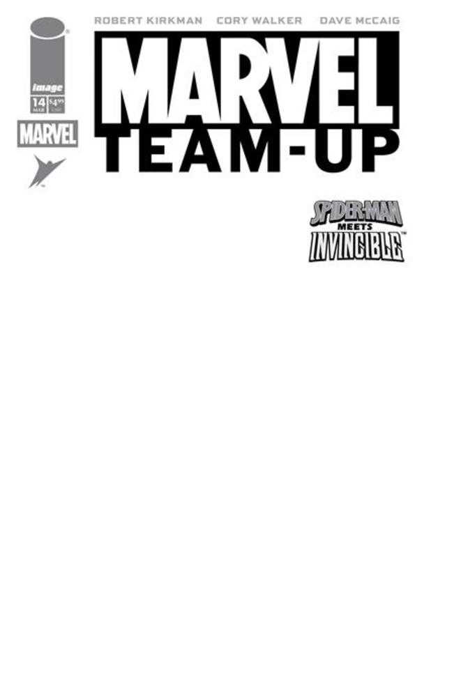 Marvel Teamup 14 Facsimile Edition Cover G Blank Sketch Variant - Cadets Toys & Comics