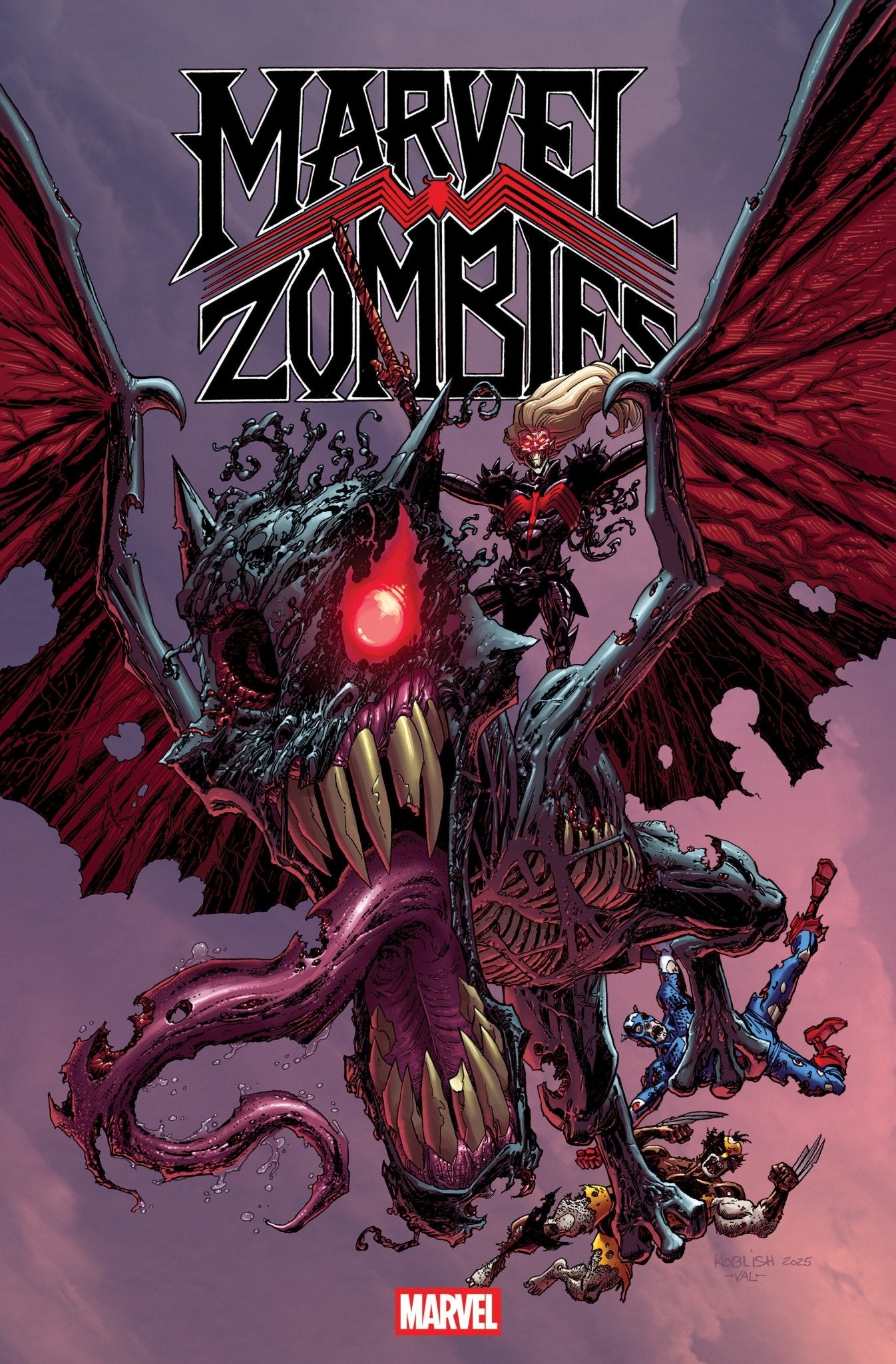 Marvel Zombies: Red Band 5 Scott Koblish Retro Zombie Variant [Polybagged] - Cadets Toys & Comics