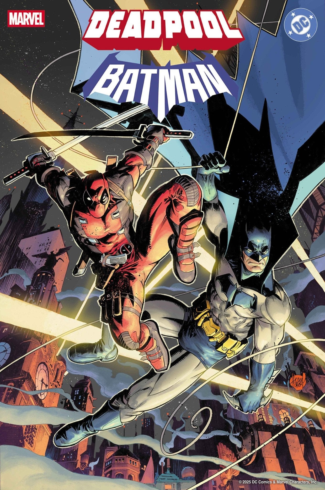 Marvel/DC: Deadpool/Batman 1 Adam Kubert 3rd Printin Variant - Cadets Toys & Comics