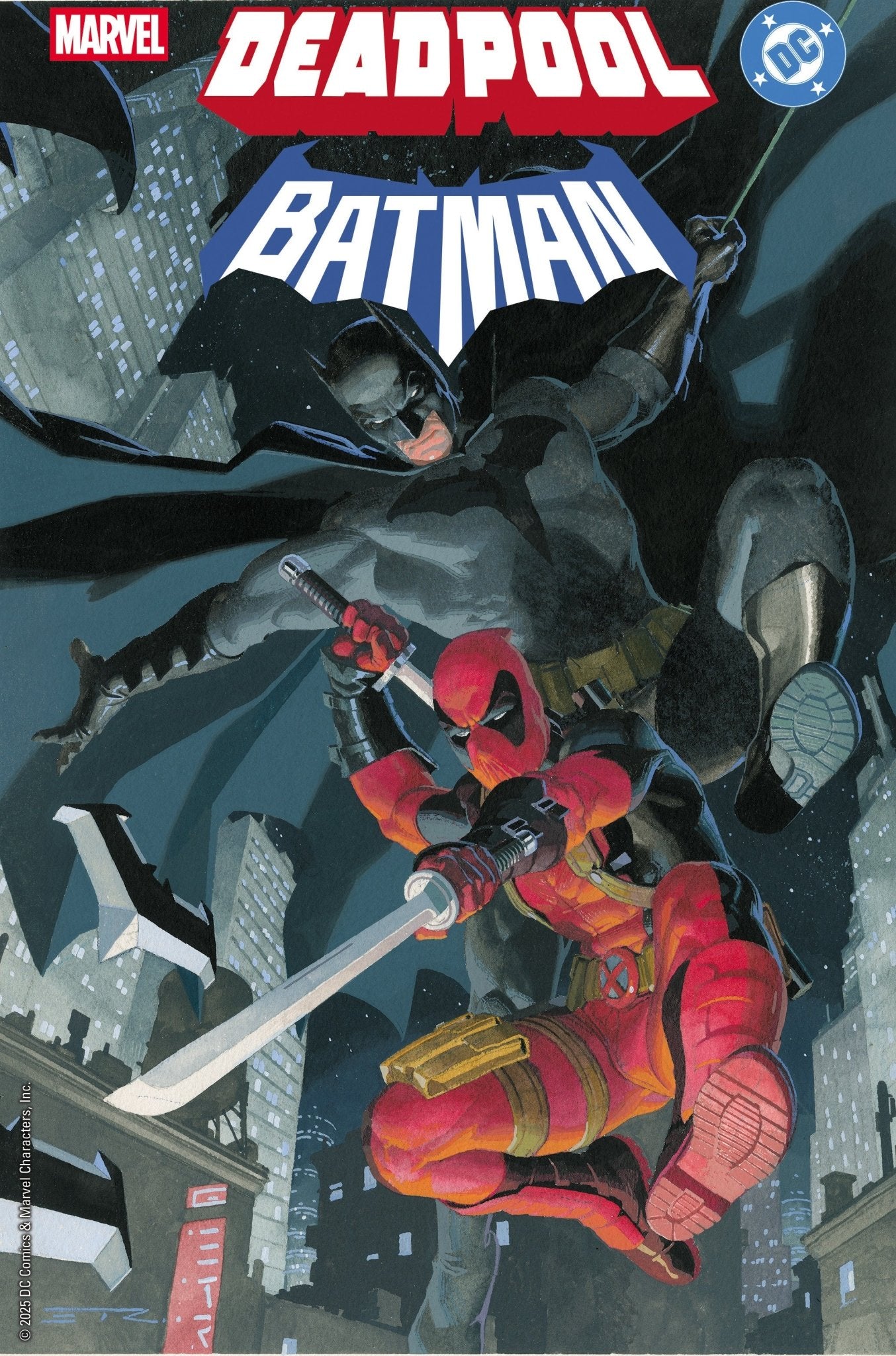 Marvel/DC: Deadpool/Batman #1 Variante de Esad Ribic
