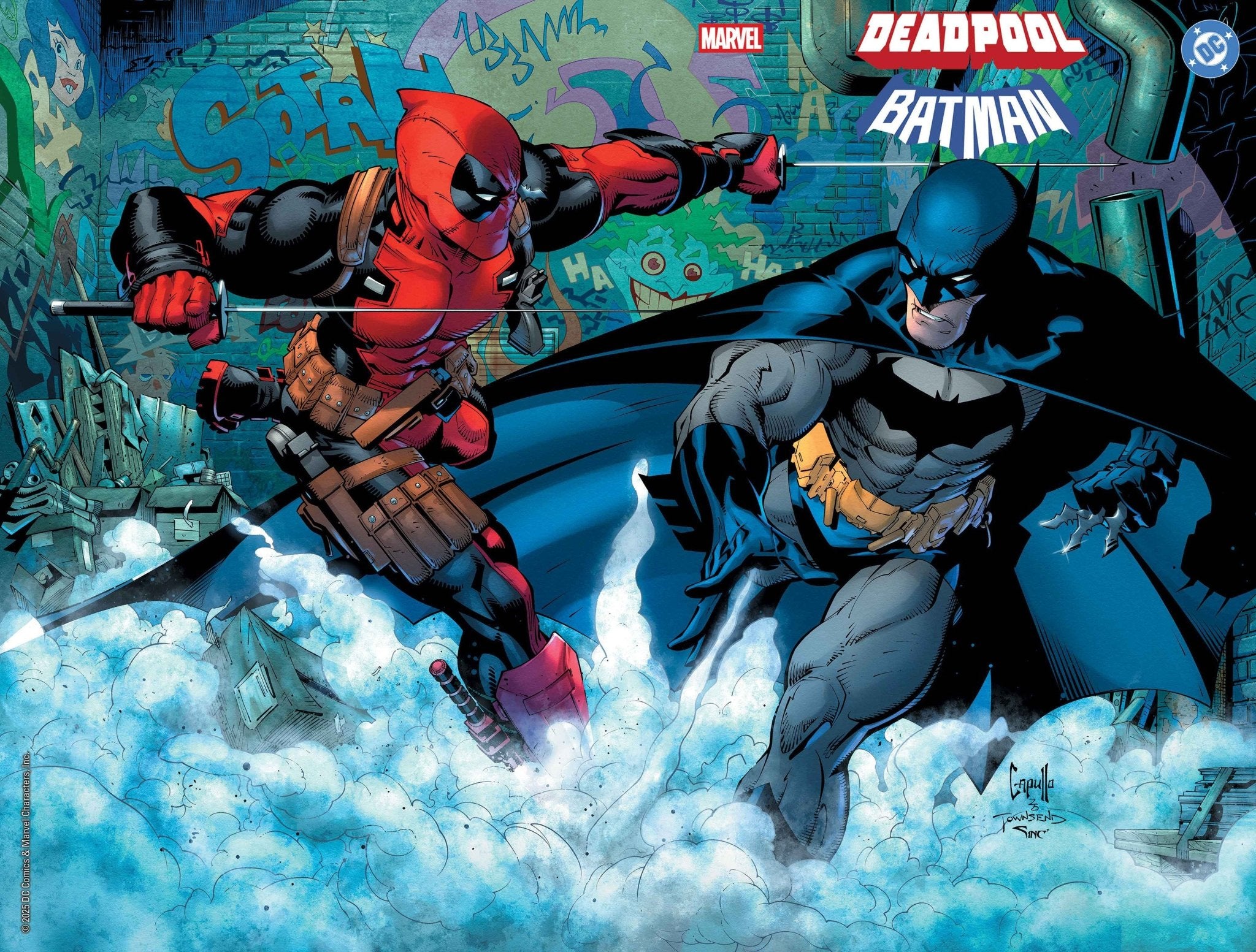 Marvel/DC: Deadpool/Batman #1 Portada Variante con Ilustración de Greg Capullo