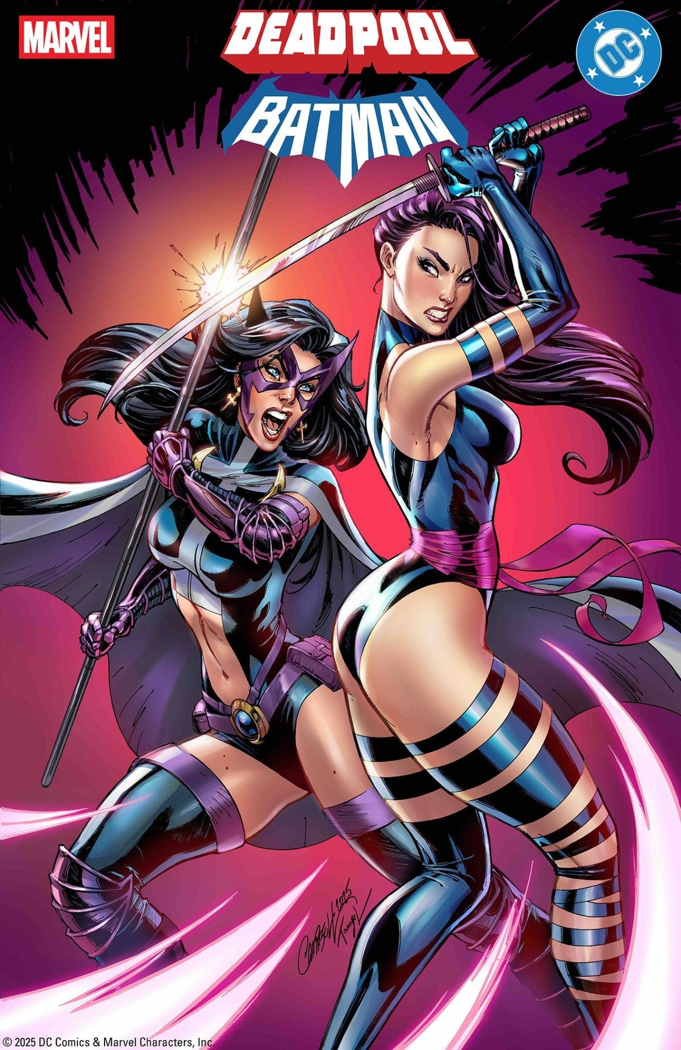 Marvel/DC: Deadpool/Batman #1 Variante de J. Scott Campbell