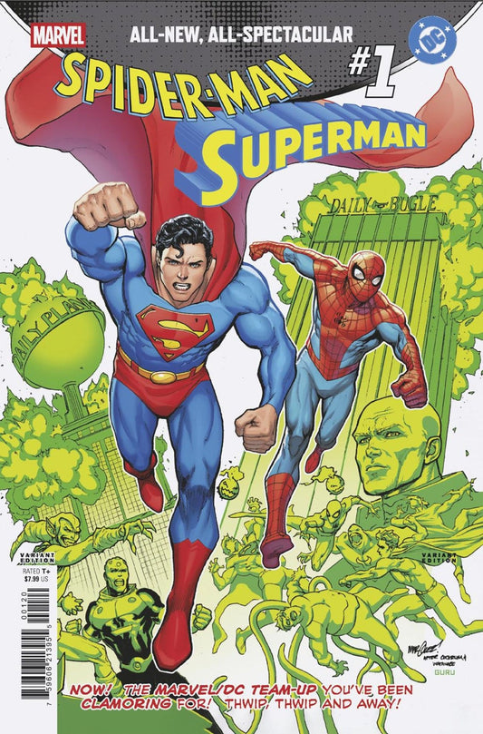 Marvel/DC: Spider - Man/Superman 1 David Marquez Homage Variant - Cadets Toys & Comics