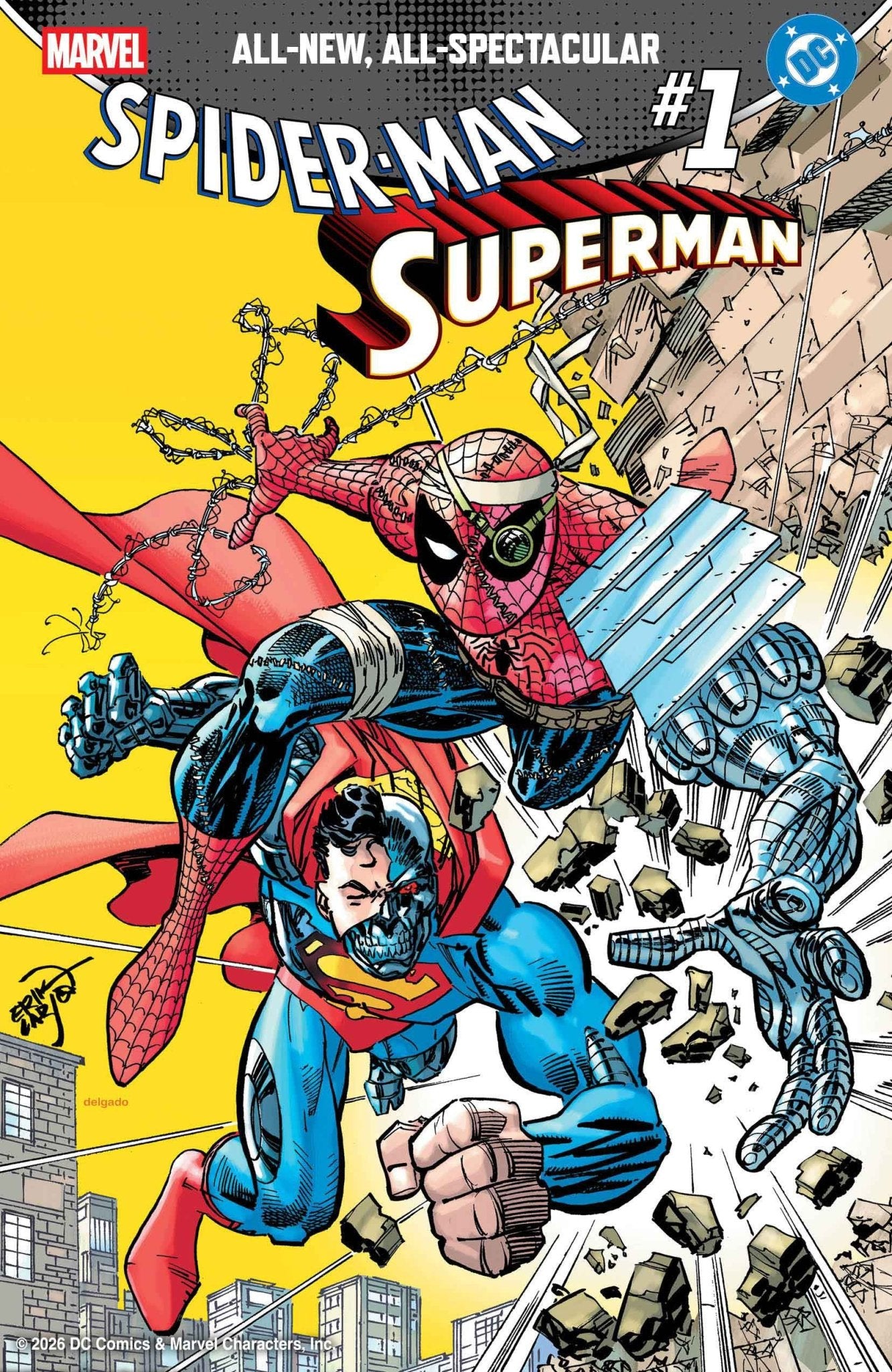 Marvel/DC: Spider - Man/Superman 1 Erik Larsen Variant - Cadets Toys & Comics