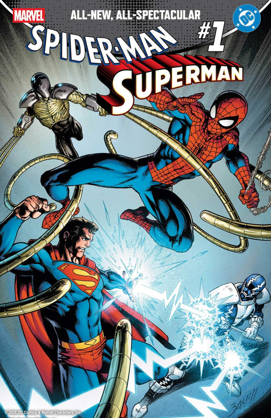 Marvel/DC: Spider - Man/Superman 1 Mark Bagley Foil Variant - Cadets Toys & Comics