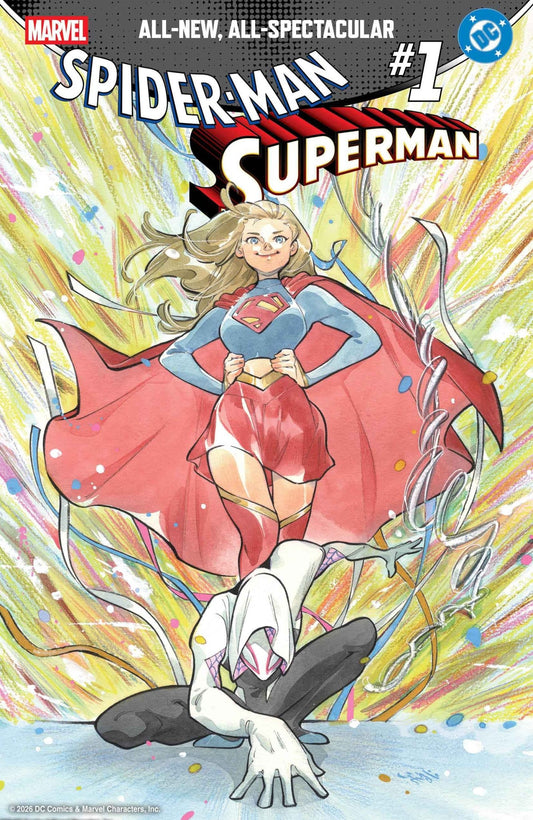Marvel/DC: Spider - Man/Superman 1 Peach Momoko Variant - Cadets Toys & Comics