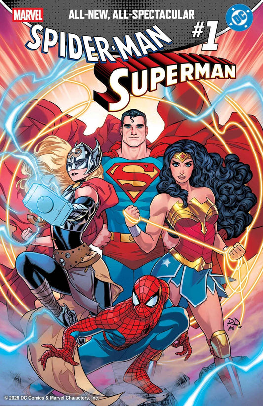 Marvel/DC: Spider - Man/Superman 1 Russell Dauterman Variant - Cadets Toys & Comics