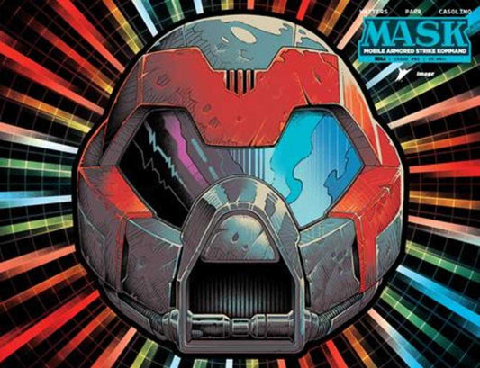 Mask 1 Cover P Pye Parr & Luke Preece & Andres Juarez Die Cut Foil Mask Variant - Cadets Toys & Comics