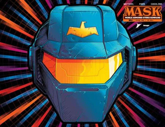 Mask 1 Cover Q Pye Parr & Luke Preece & Andres Juarez Die Cut Foil Mask Variant - Cadets Toys & Comics