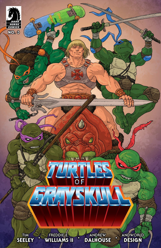 Masters Of The Universe/Teenage Mutant Ninja Turtles: Turtles Of Grayskull 3 (Cover C) (Ramon Villalobos) - Cadets Toys & Comics