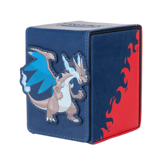 Mega Charizard X ALCOVE® Flip DECK BOX® for the Pokémon Trading Card Game - Cadets Toys & Comics