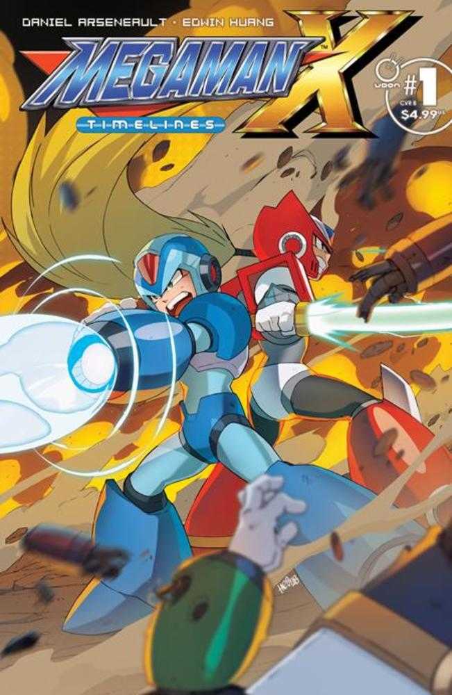 Mega Man X Timelines #1 (Número Único) Portada B Variante de Hanzo Steinbach Publicado anteriormente el 5/5/2025