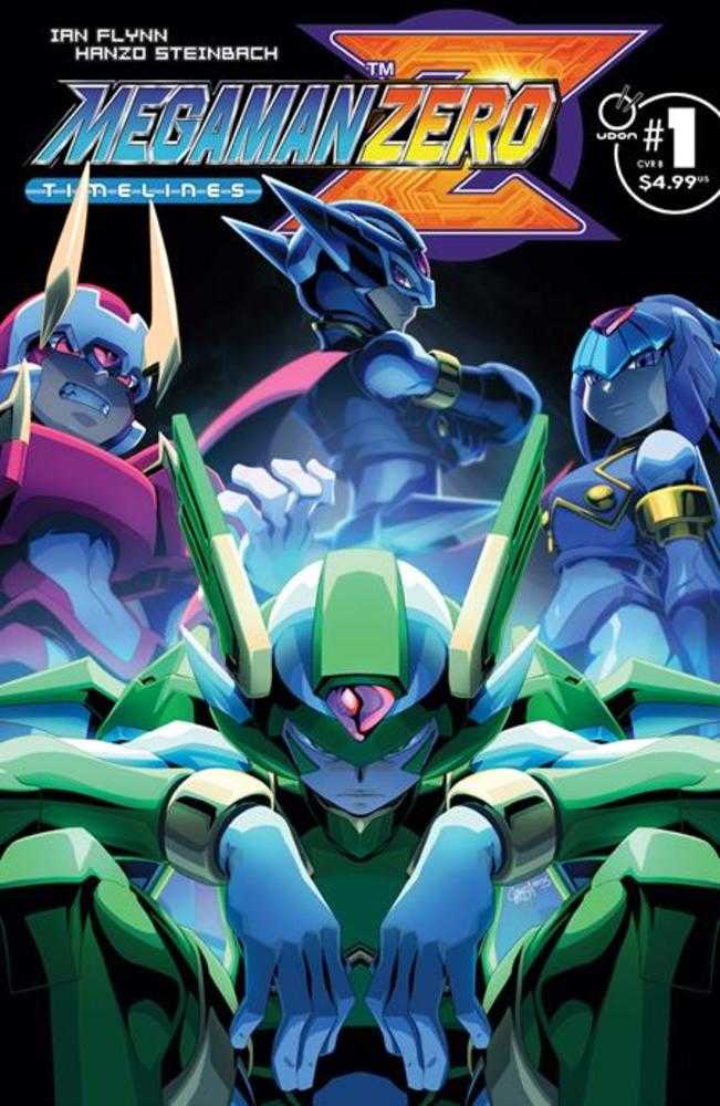 Mega Man Zero Timelines #1 (Número Único) Portada B Variante de Jeffrey Cruz