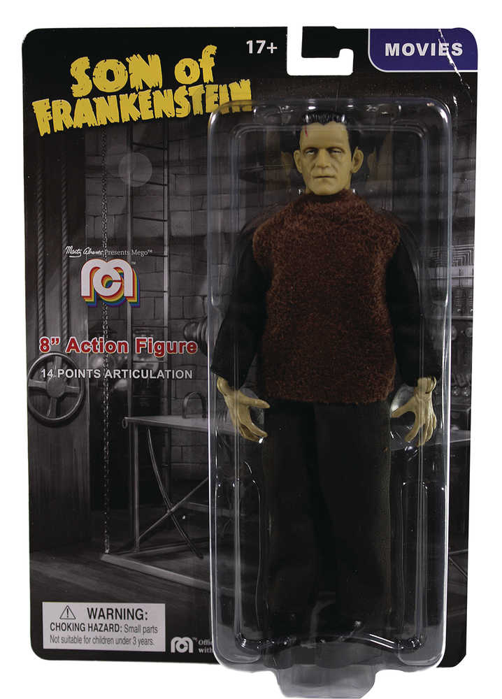 Mego Horror Son Of Frankenstein 8in Action Figure - Cadets Toys & Comics