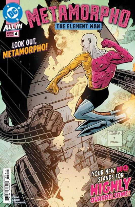 Metamorpho The Element Man 4 Cover A Steve Lieber - Cadets Toys & Comics
